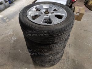 Комплект колес / Литые диски + резина (R15 / 195 / 60)  96406013  (цена за комплект 4шт)  Chevrolet Lacetti Б/У арт. (17538)