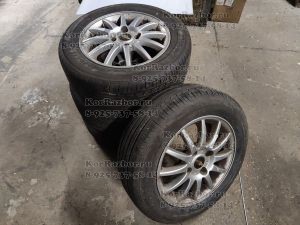 Комплект колес / Литые диски + резина (R15 / 195 / 60)  96406013  (цена за комплект 4шт)  Chevrolet Lacetti Б/У арт. (17537)